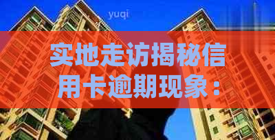 实地走访揭秘信用卡逾期现象：真实情况还是误导性传？