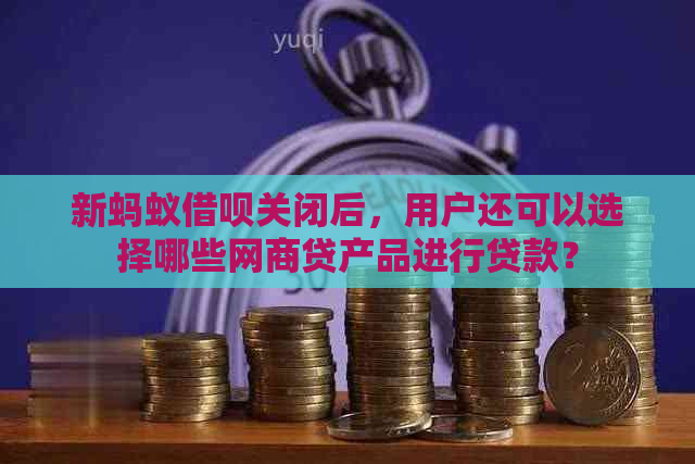 新蚂蚁借呗关闭后，用户还可以选择哪些网商贷产品进行贷款？