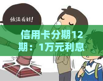 信用卡分期12期：1万元利息计算与解析，全面了解还款费用