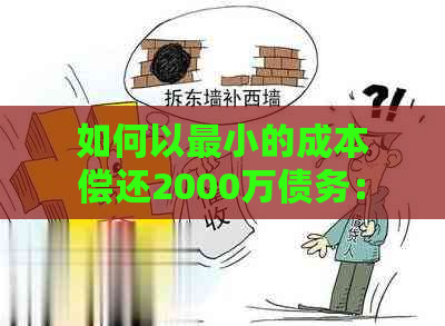 如何以最小的成本偿还2000万债务：专业指南与策略分析