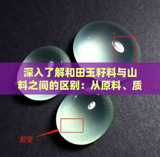 深入了解和田玉籽料与山料之间的区别：从原料、质地、颜色到价值全方位解析