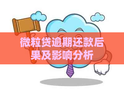 微粒贷逾期还款后果及影响分析