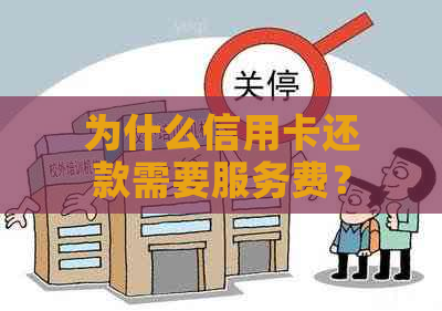 为什么信用卡还款需要服务费？