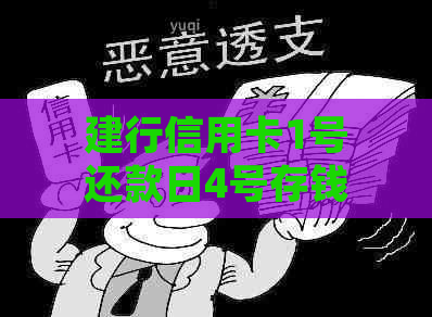 建行信用卡1号还款日4号存钱是否逾期及计息问题，以及确定账单日和还款日