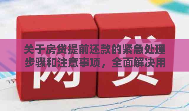 关于房贷提前还款的紧急处理步骤和注意事项，全面解决用户搜索需求