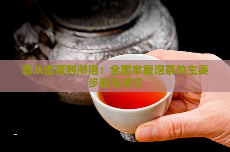 新从选茶到沏泡：全面掌握泡茶的主要步骤与技巧