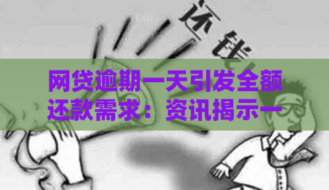 网贷逾期一天引发全额还款需求：资讯揭示一次性还款要求