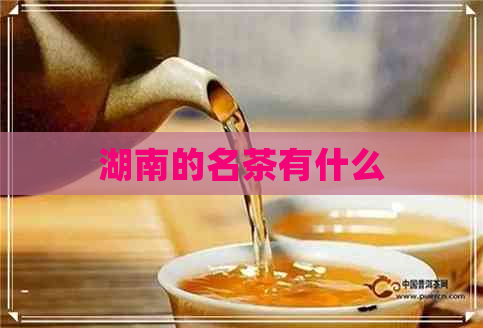 湖南的名茶有什么