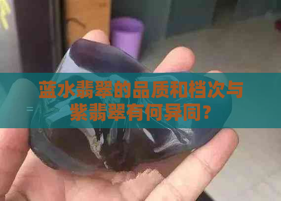 蓝水翡翠的品质和档次与紫翡翠有何异同？