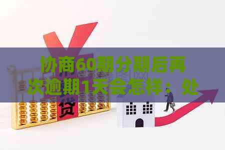 协商60期分期后再次逾期1天会怎样：处理策略与影响