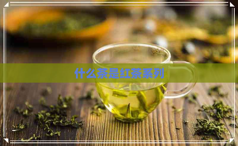 什么茶是红茶系列