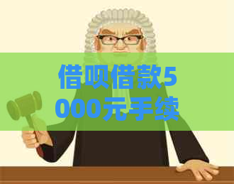 借呗借款5000元手续费明细及计算方式，了解费用以便更明智地借款