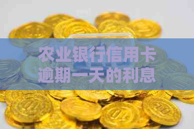 农业银行信用卡逾期一天的利息计算方法与实际扣款金额探讨