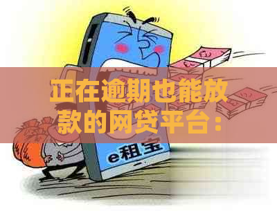 正在逾期也能放款的网贷平台：2020年仍在放款，逾期也能借款！