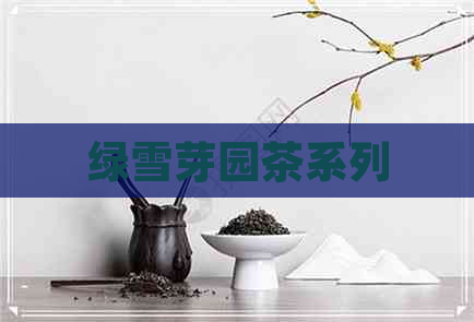 绿雪芽园茶系列