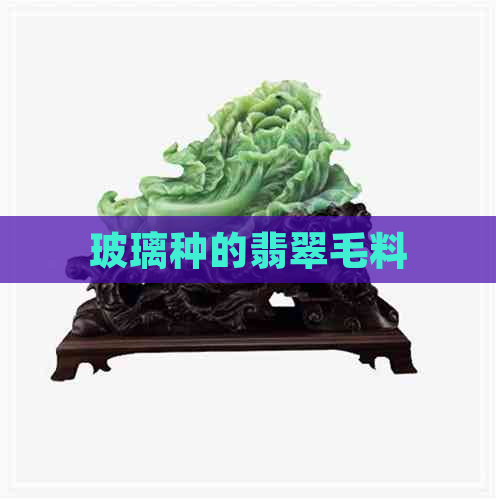 玻璃种的翡翠毛料