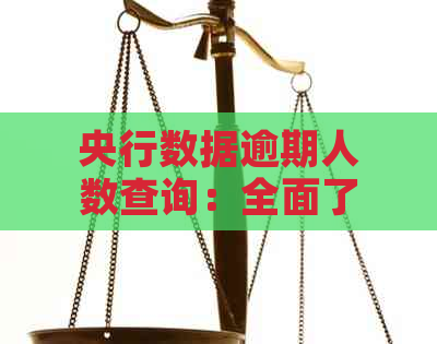 央行数据逾期人数查询：全面了解个人信用状况、逾期贷款情况及解决方案