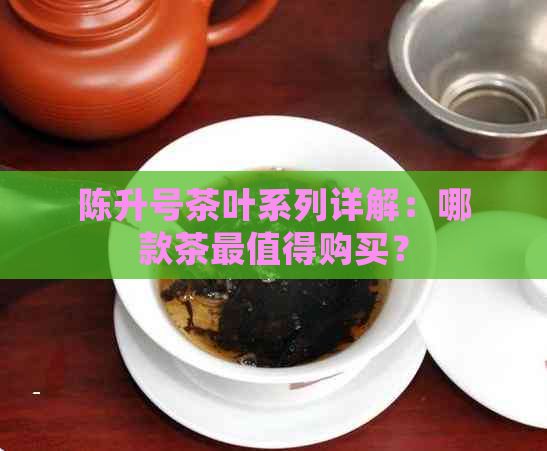 陈升号茶叶系列详解：哪款茶最值得购买？