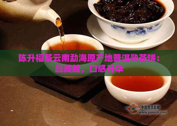 陈升福茶云南勐海原产地普洱熟茶饼：品质越，口感升华