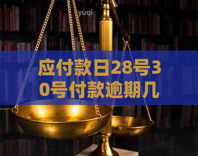 应付款日28号30号付款逾期几天会怎样——处理方式解析