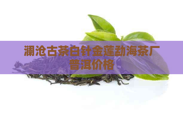 澜沧古茶白针金莲勐海茶厂普洱价格