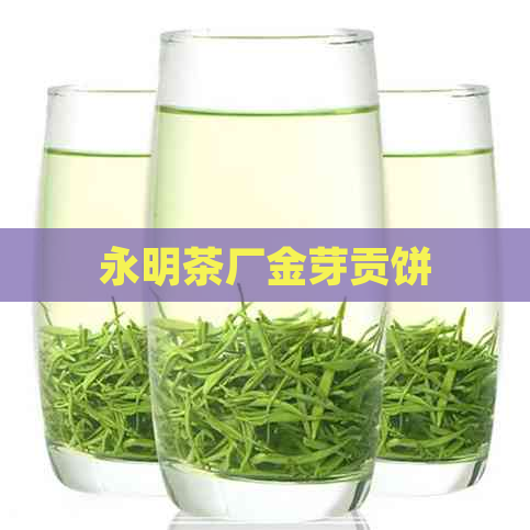 永明茶厂金芽贡饼