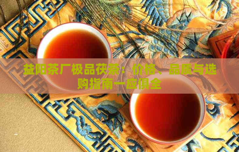 益阳茶厂极品茯茶：价格、品质与选购指南一应俱全