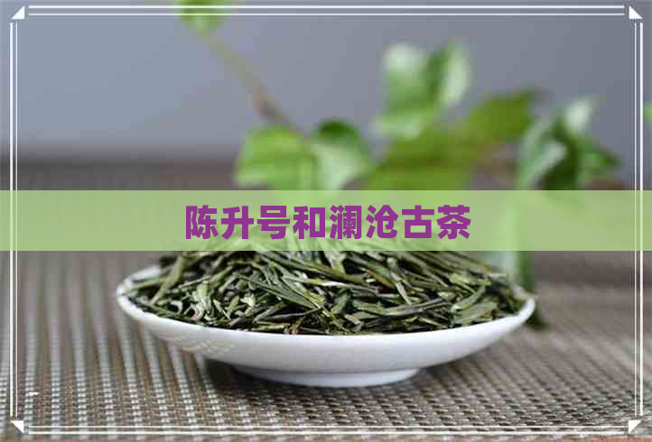 陈升号和澜沧古茶