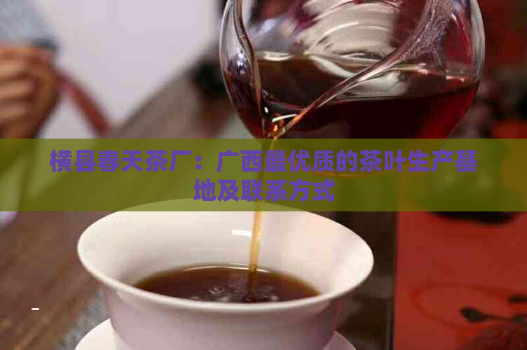 横县春天茶厂：广西更优质的茶叶生产基地及联系方式