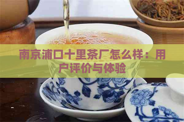 南京浦口十里茶厂怎么样：用户评价与体验