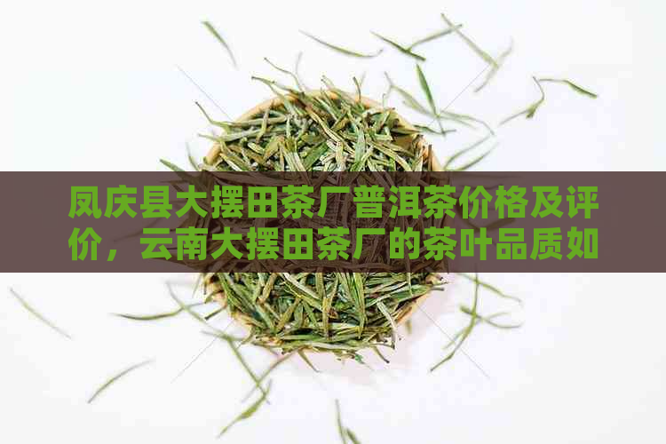 凤庆县大摆田茶厂普洱茶价格及评价，云南大摆田茶厂的茶叶品质如何？