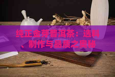 纯正金芽普洱茶：选料、制作与品质之奥秘