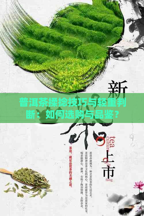 普洱茶揉捻技巧与轻重判断：如何选购与品鉴？