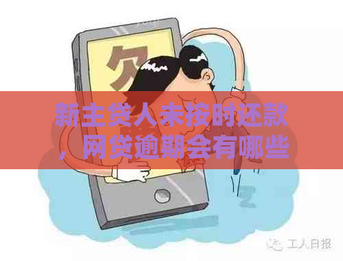 新主贷人未按时还款，网贷逾期会有哪些影响及应对措？