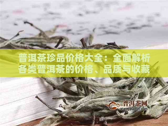 普洱茶珍品价格大全：全面解析各类普洱茶的价格、品质与收藏价值