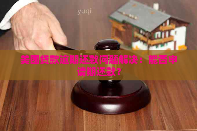 美团贷款逾期还款问题解决：能否申请期还款？