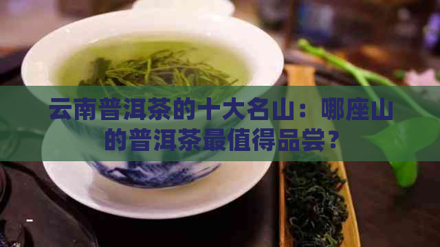 云南普洱茶的十大名山：哪座山的普洱茶最值得品尝？