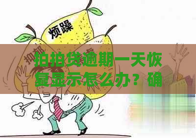 逾期一天恢复显示怎么办？确保不再出现逾期的解决策略