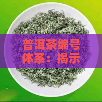 普洱茶编号体系：揭示古树茶与陈年茶的品质密码