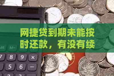 网捷贷到期未能按时还款，有没有续贷的可能性？如何应对？