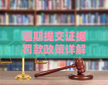 逾期提交证据罚款政策详解：罚款数额、计算方式及相关规定