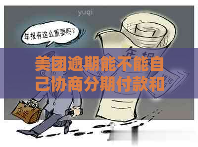 美团逾期能不能自己协商分期付款和临时额度？逾期一年的协商方案有哪些？