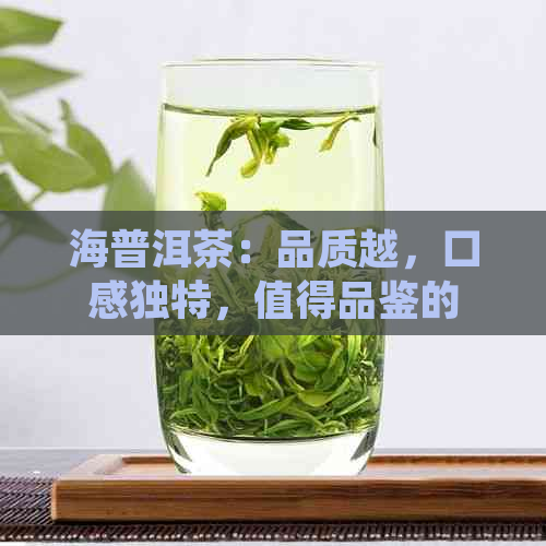 海普洱茶：品质越，口感独特，值得品鉴的茶叶佳品