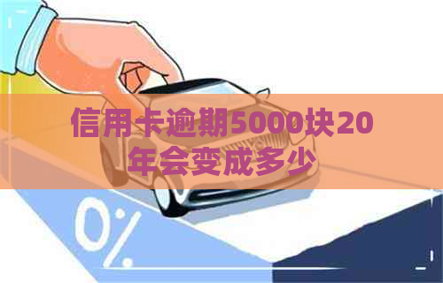 信用卡逾期5000块20年会变成多少