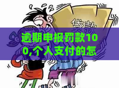 逾期申报罚款100,个人支付的怎么处理：会计分录与处理方法