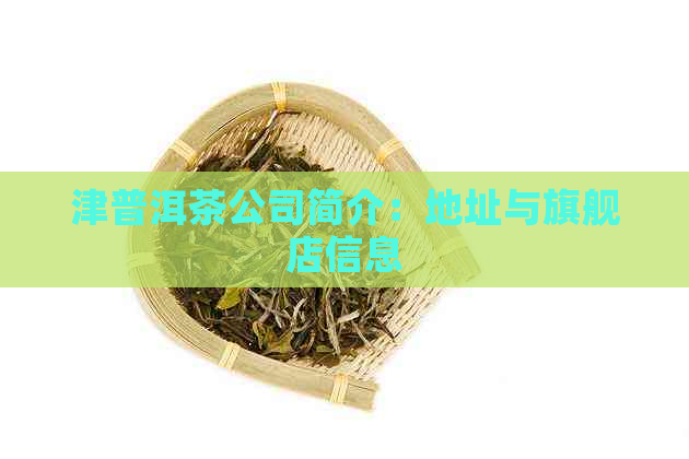 津普洱茶公司简介：地址与旗舰店信息