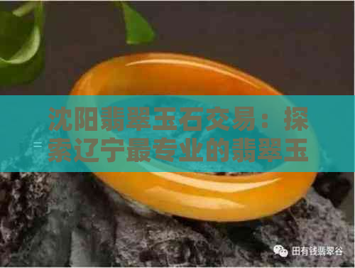 沈阳翡翠玉石交易：探索辽宁最专业的翡翠玉石购物之地