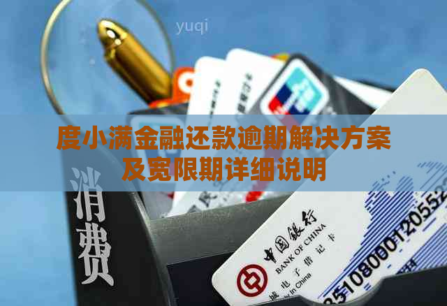 度小满金融还款逾期解决方案及宽限期详细说明