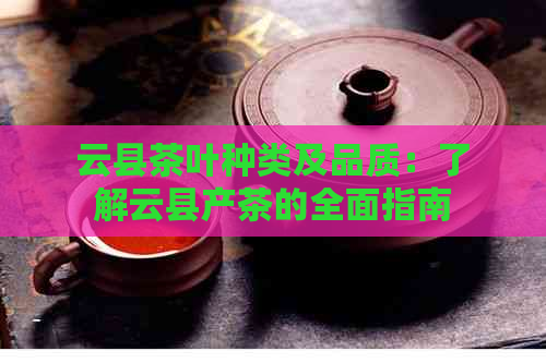 云县茶叶种类及品质：了解云县产茶的全面指南