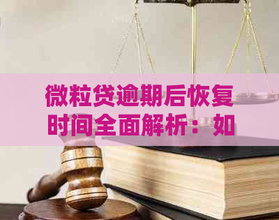 微粒贷逾期后恢复时间全面解析：如何规划还款以尽快消除影响？